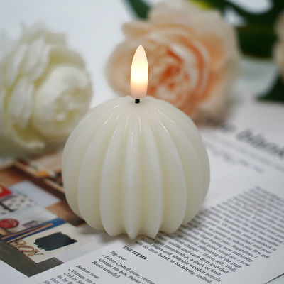 Birthdays LED Lanterns Battery LED Candles With 3D Effect Paraffin Wax Flameless Candles