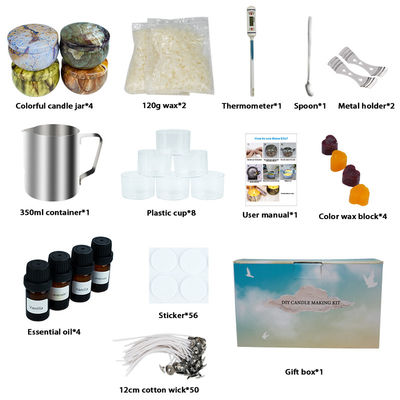 Large Scented Soy Candles Full Beginners Set Popular Luxury Set