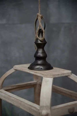 Wood Carved Candle Holders Pillar Glass Candle Lanterns Holder