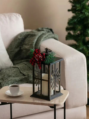 Handmade Metal Candle Lantern Holder Home Decorations