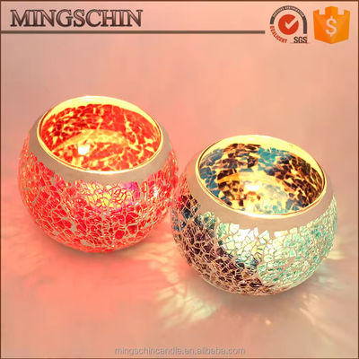 Tea Light Candle Holder Dome Shaped Porcelain  1 Color Pillar Holder