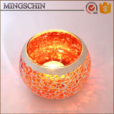 Tea Light Candle Holder Dome Shaped Porcelain  1 Color Pillar Holder