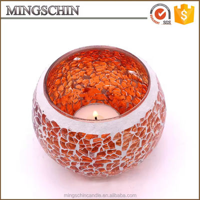 Tea Light Candle Holder Dome Shaped Porcelain  1 Color Pillar Holder