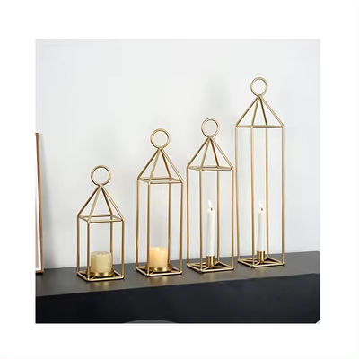 Handmade Premium Look Iron Wire Lantern Decorative Candle Holder Lantern Fancy Metal Candle Lantern