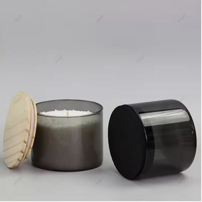 8oz To 14oz Luxury Unique Iridescent Empty Containers Glass Candle Jars With Lid