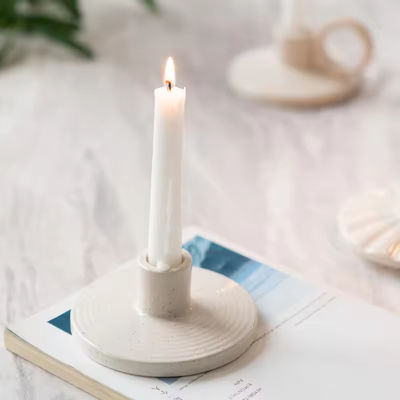 Nordic Decorative Table Dinning Porcelain Ceramic Candlestick