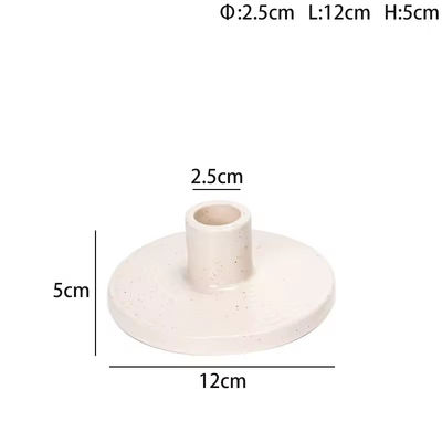 Nordic Decorative Table Dinning Porcelain Ceramic Candlestick