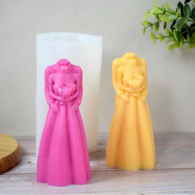 Disposable Silicone Mold DIY Wedding Candle Mold With Hand Ceremony Scented Candle