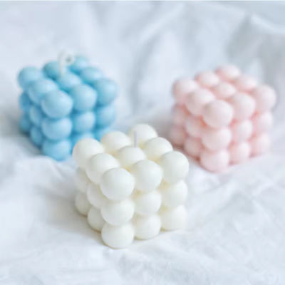 3D Bubble Mould Candle Molds Rubiks Silicone Ice Cube Mold Cake Mold