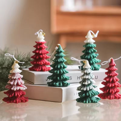 Silicone Soap Candle Mold Luxury Decorative Christmas Tree Cake Mold