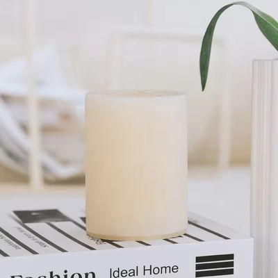 Decorative Candles Smokeless Clean Burning Unscented Pillar Candles