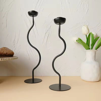 Decorative Candle Holders Metal Candlestick Holder Vintage Hysteria Wrought Iron Holders