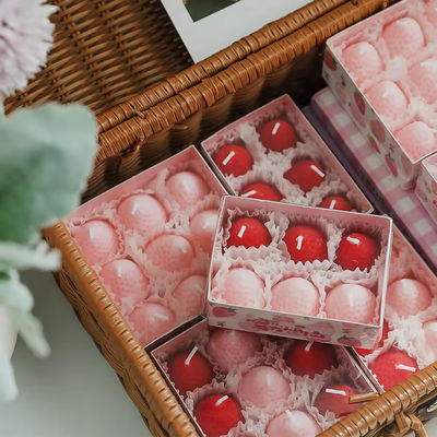 Home Decorative Aromatherapy Gift Set Lovely Creative Candle Strawberry