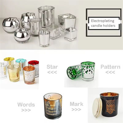 4oz 8oz 10oz 14oz 20oz Simple Black And White Transparent Glass Containers