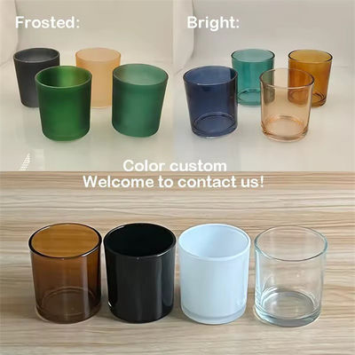 4oz 8oz 10oz 14oz 20oz Simple Black And White Transparent Glass Containers