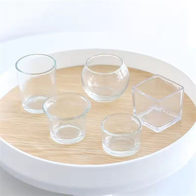 Customized Luxury Empty Glass Candle Jars For Candle Making