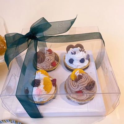 Mini Sweet Cream Cake Wedding Party Biscuit Craft Candle Custom Luxury Ice Cream