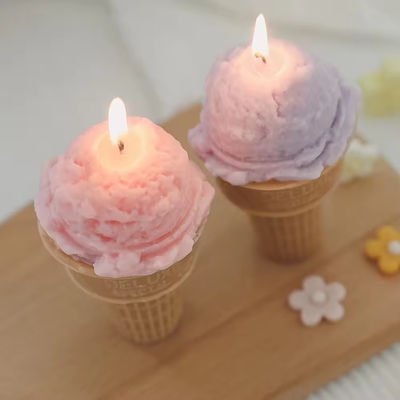 Creative Ice Cream Cone Shaped Aromatherapy Candle Scented Kerze