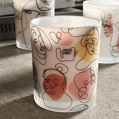 Matte Candle Vessels Painted Large Empty Candle Container Candles Jars