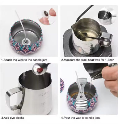 Dumping Pot Dyed Block Candle Wick Soy Candle Making Kit