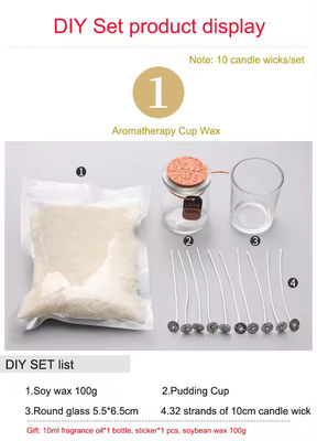 Vegetable Wax Diy Soy Candle Kit Soy Candle Set Making Kit