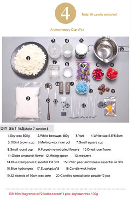 Vegetable Wax Diy Soy Candle Kit Soy Candle Set Making Kit