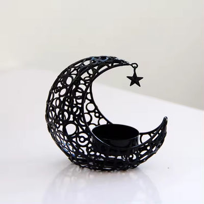 Creative Rotating Metal Glass Tealight Candle Holder Aromatherapy Ornament Candlestick