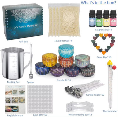 Adults Diy Scented Candle Kit Christmas Scented Candle Wax Kit