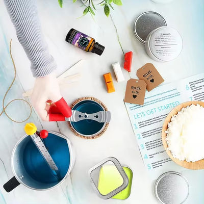 Custom Supply Luxury Adults Soy Wax Gel Electric Melting Pot Kit Diy Candle Maker Kit
