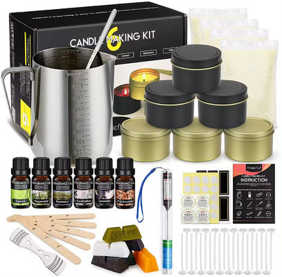 Home Decor Candle Diy Set Complete Candle Making Kit Scented Soy Candles