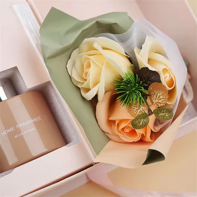 Gift Box Set Reed Diffuser Perfume Set With Packaging Boxes 120ml Aroma Diffusers Fragrance With Flower