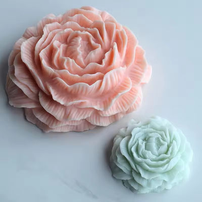 Large XL 3D Peony Candle Silicone Candle Mold DIY Big Flower Scented