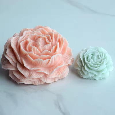 Large XL 3D Peony Candle Silicone Candle Mold DIY Big Flower Scented