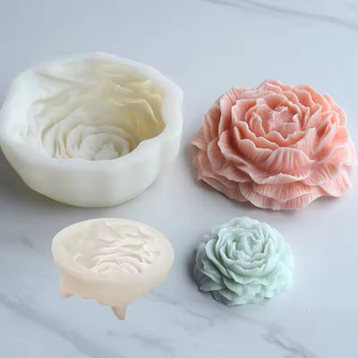 Large XL 3D Peony Candle Silicone Candle Mold DIY Big Flower Scented
