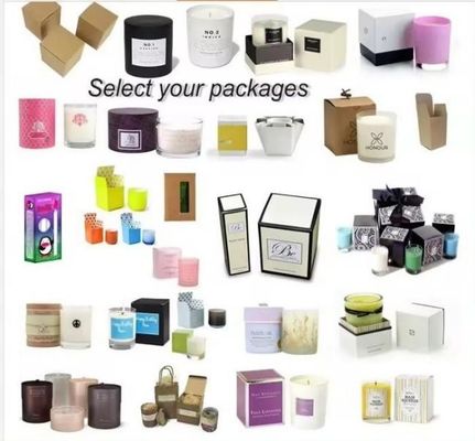 Art Empty Glass Luxury Home Candle Holders Big Christmas Fragrance Soy Wax Tin Scented Candles
