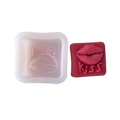 3D Silicone Valentine Flower Rose Pillar Candle Mold For DIY Candle Making