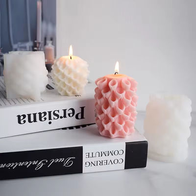 Morning Glory Pillar Handmade Silicone Candle Mold Aromatherapy Plaster Mold