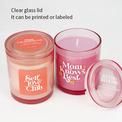 PILLAR Bars Glass Jar Scented Candle Extra Large Highly Scented Luxury Private Label Customizable
